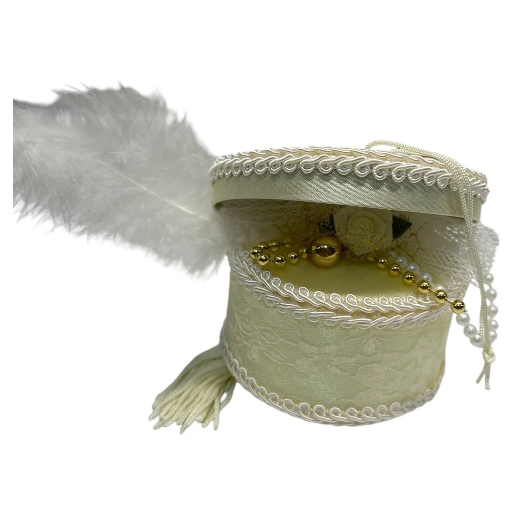 Avon‎ Victorian Accessory 'Hat Box' Ornament Vintage 1999 Preowned